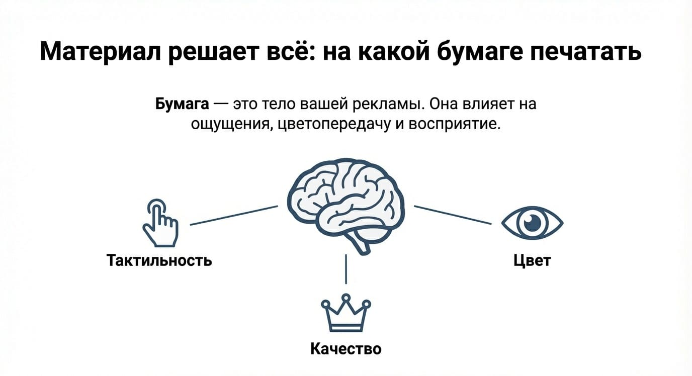 Листовка в типографии: виды, материалы и способы печати