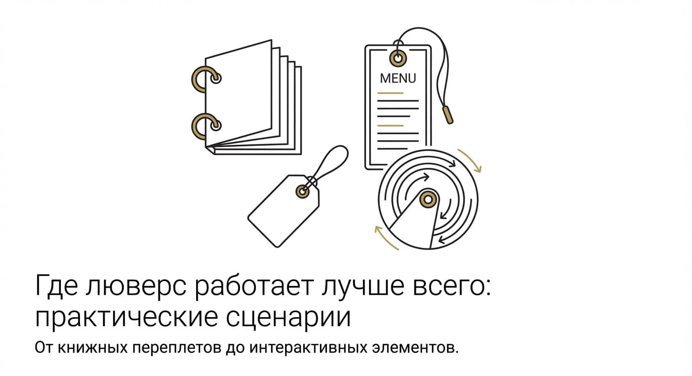 Люверсы в типографии: виды, преимущества и применение