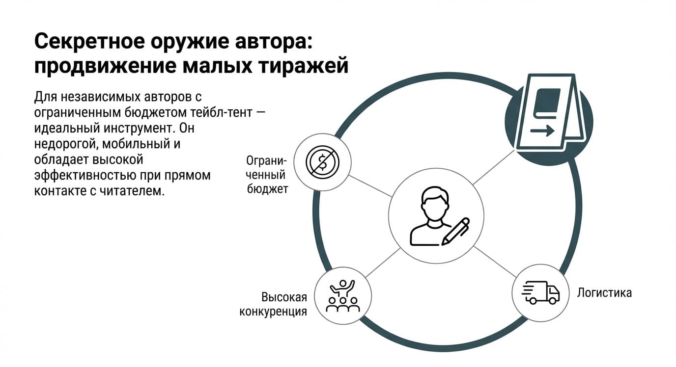 Тейбл-тент: определение, виды и применение в типографии и рекламе