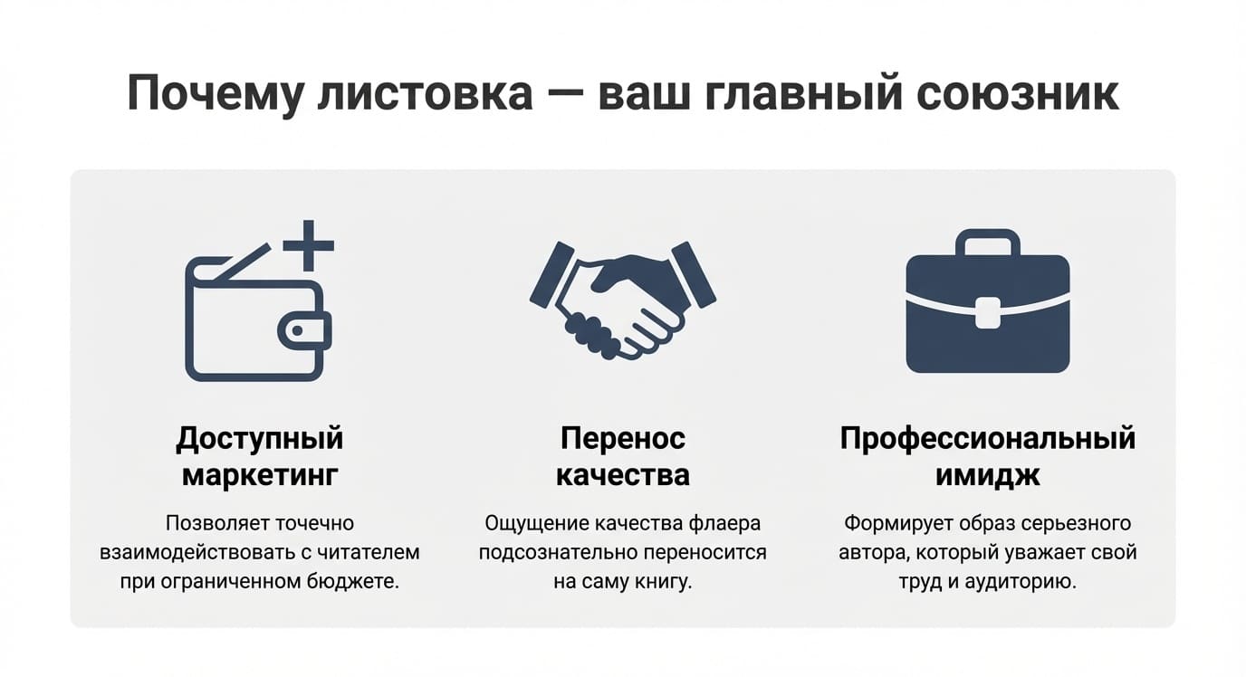Листовка в типографии: виды, материалы и способы печати