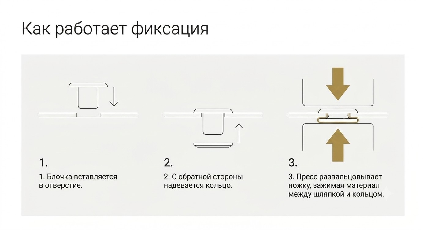Люверсы в типографии: виды, преимущества и применение