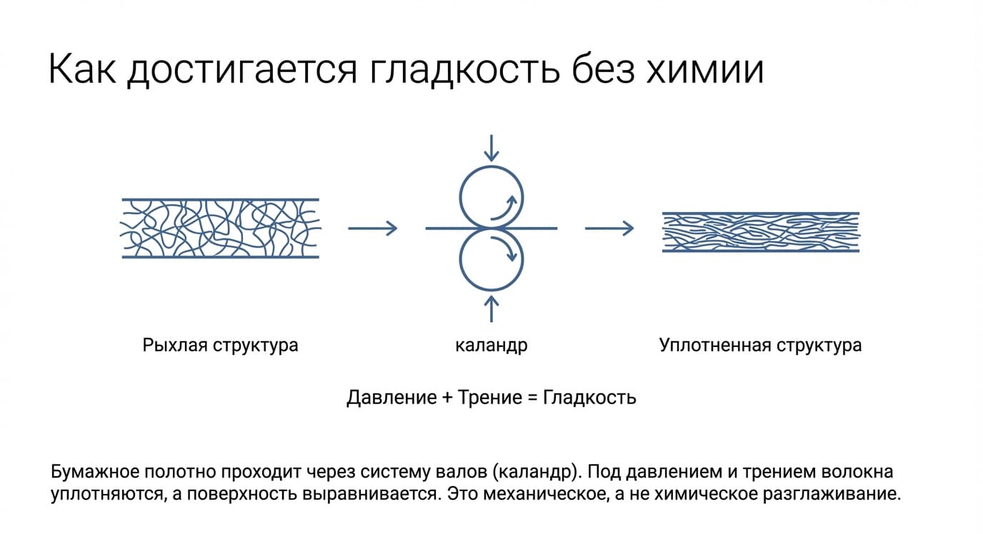 Немелованная (каландрированная) бумага: преимущества, виды и применение в типографии