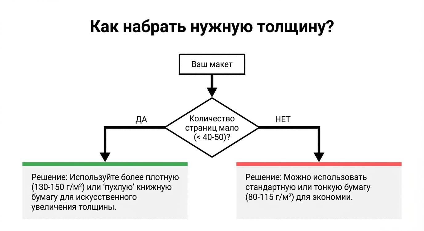 Сколько страниц нужно, чтобы склеить брошюру на КБС?