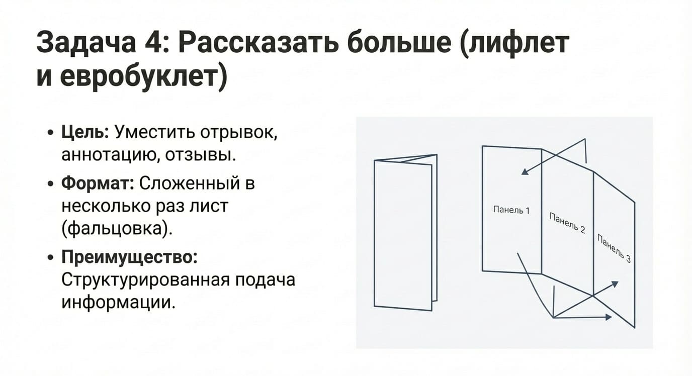 Листовка в типографии: виды, материалы и способы печати