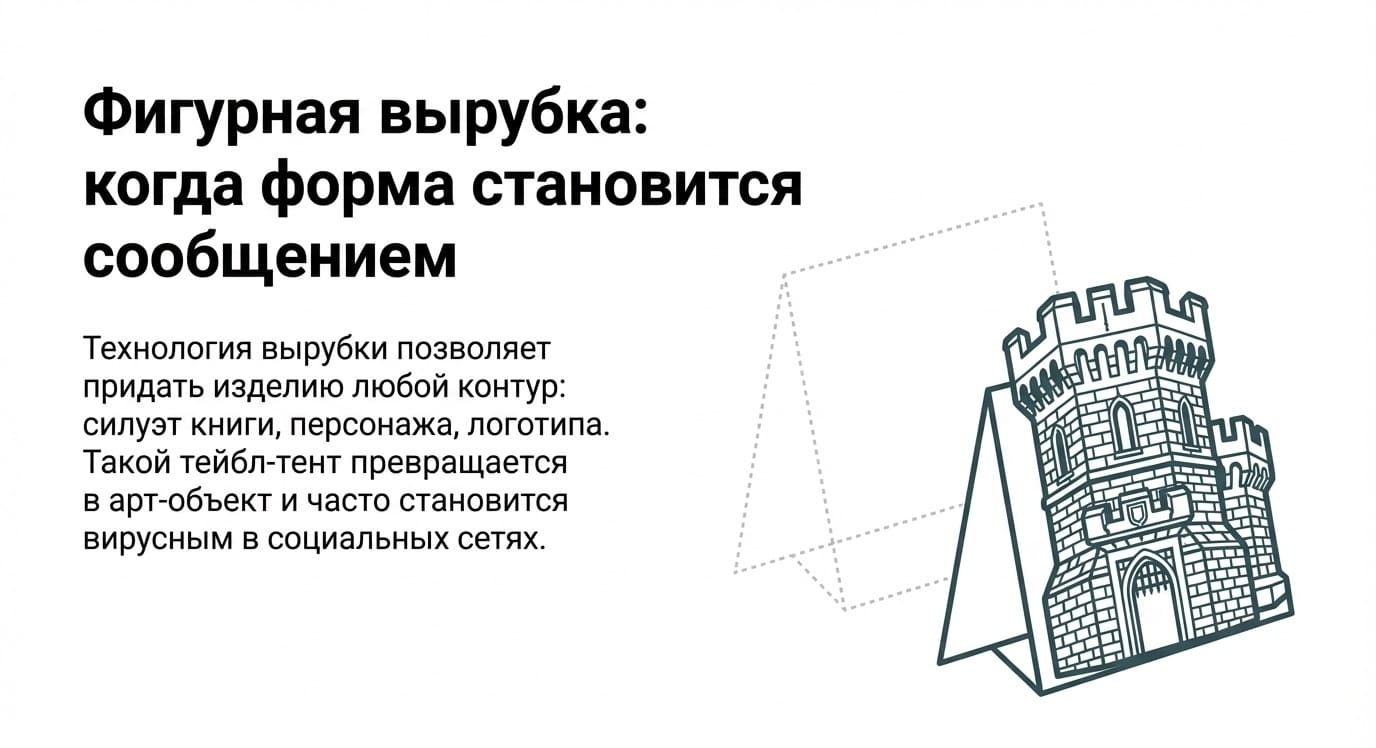 Тейбл-тент: определение, виды и применение в типографии и рекламе
