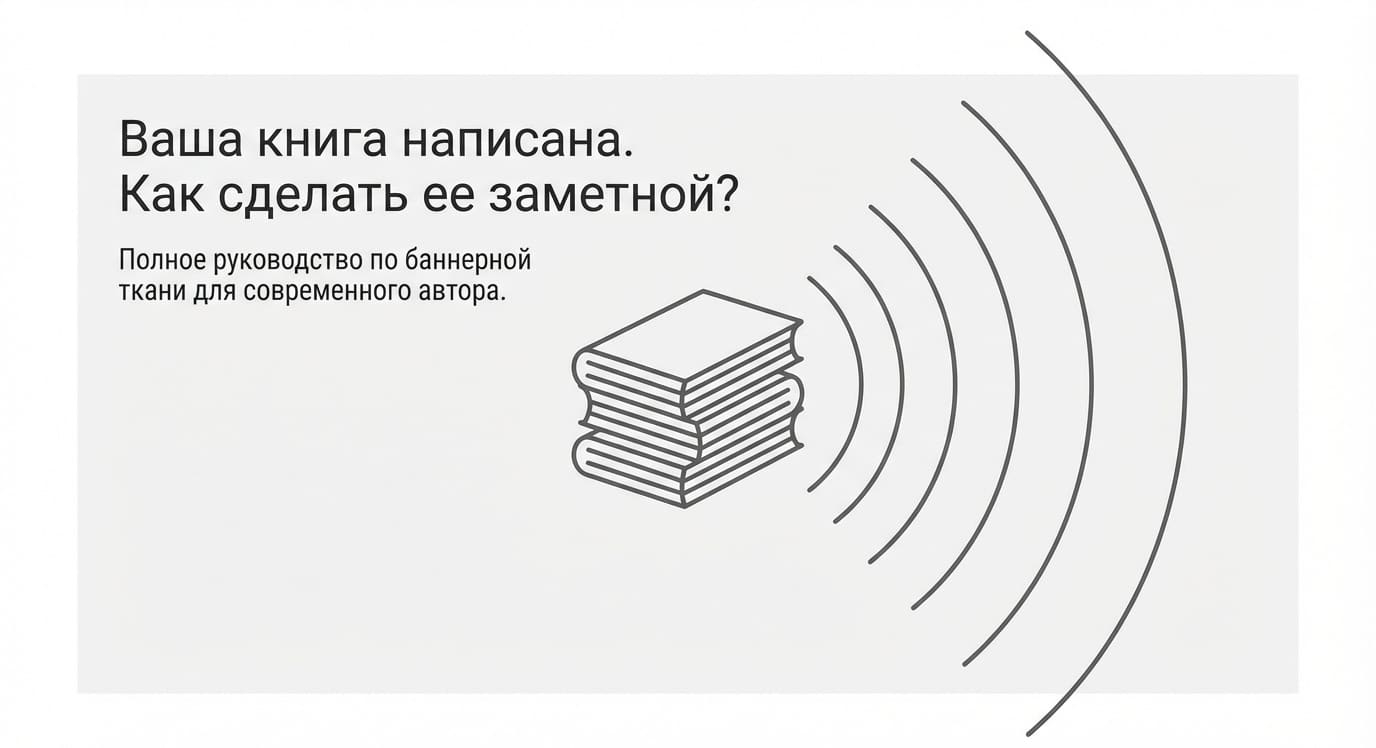 Баннерная ткань: характеристики, виды и применение в продвижении книг