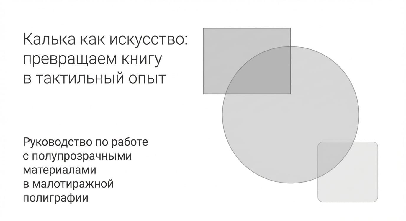 Калька в типографии: свойства, виды и применение в дизайне