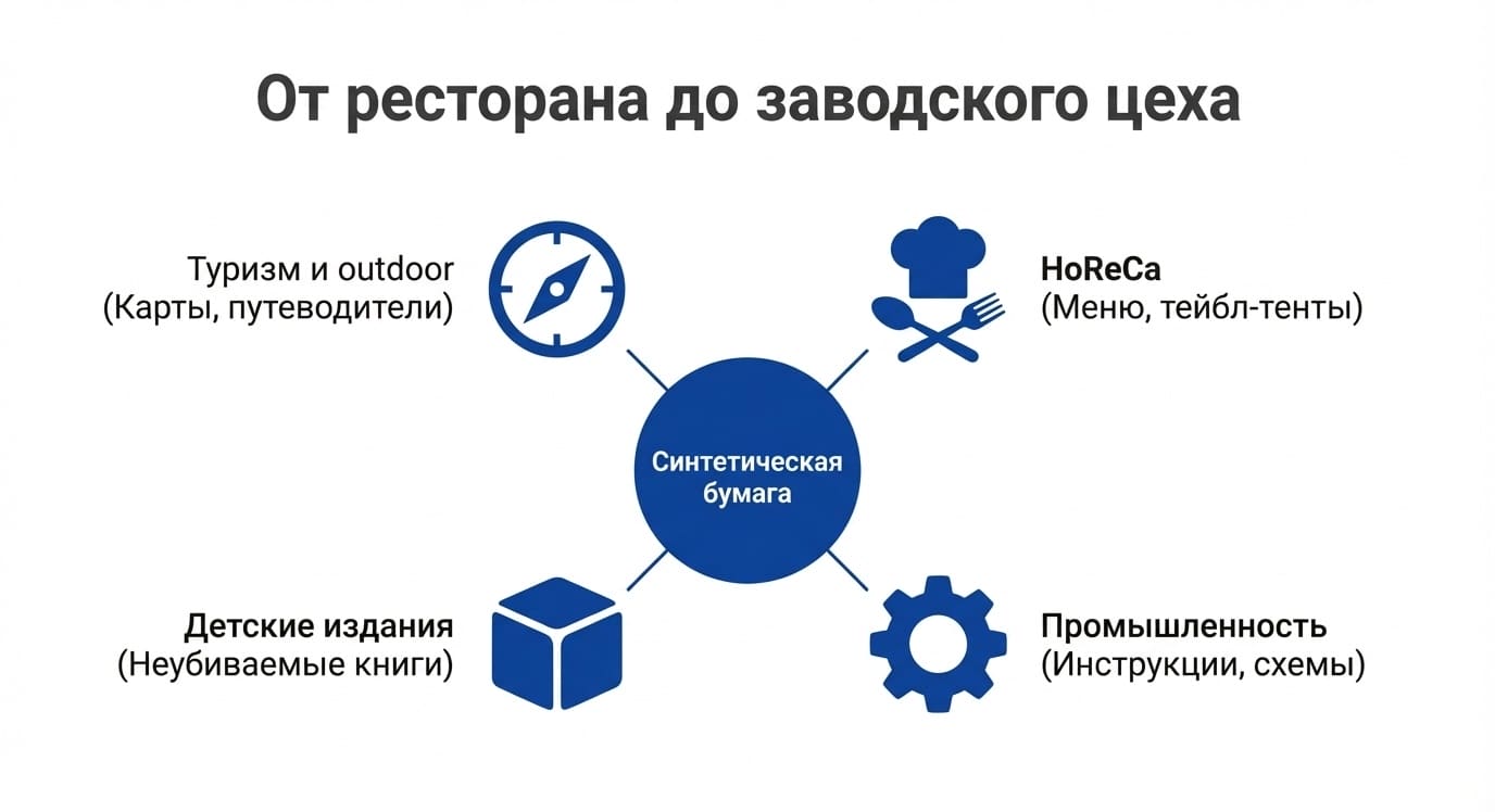 Синтетическая бумага: виды, преимущества и применение в типографии
