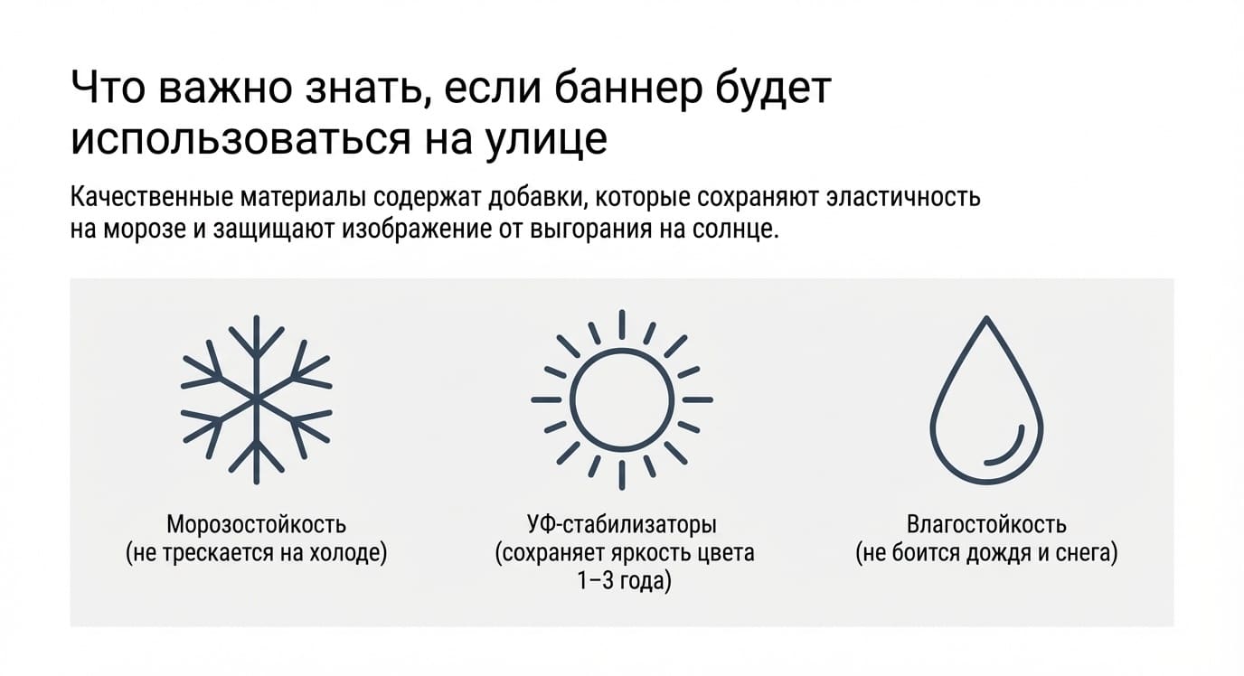 Баннерная ткань: характеристики, виды и применение в продвижении книг