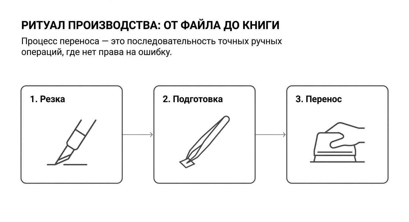 Монтажная пленка в типографии