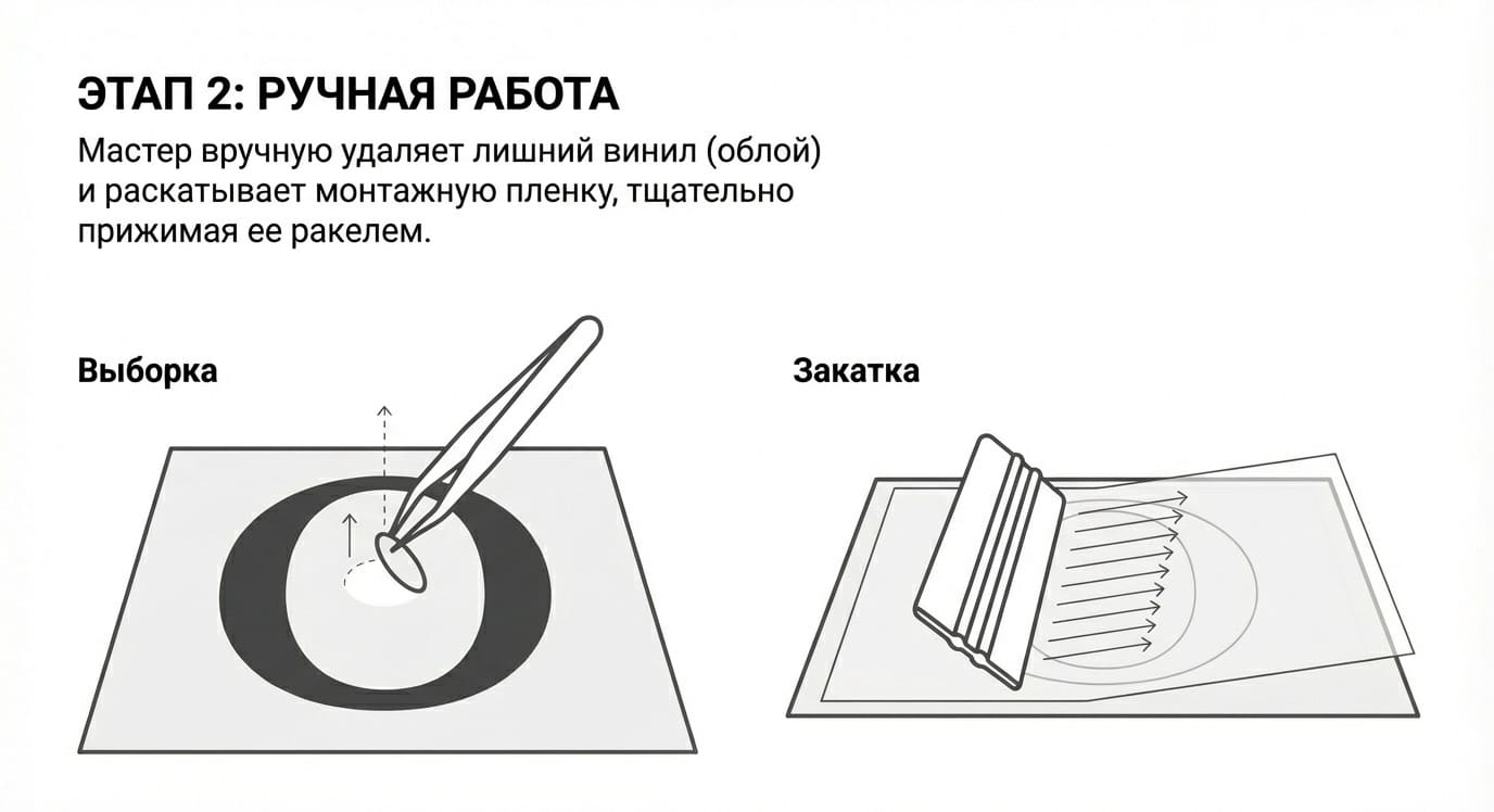 Монтажная пленка в типографии