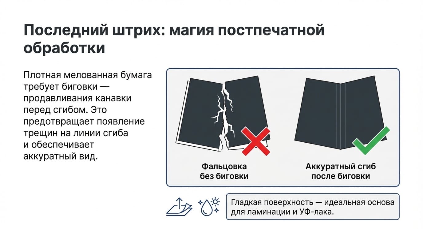 Мелованная бумага в типографии: виды, преимущества и применение