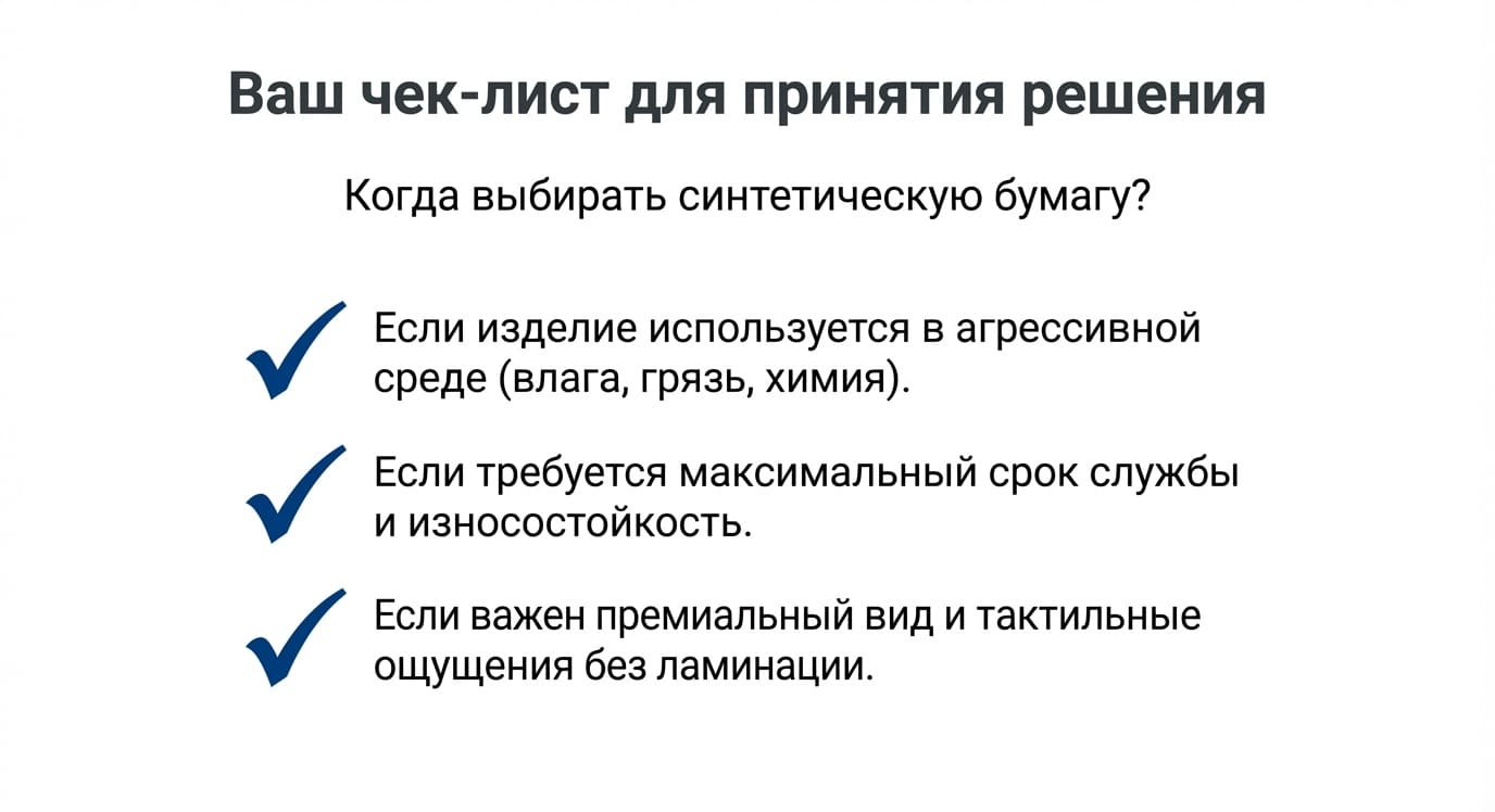 Синтетическая бумага: виды, преимущества и применение в типографии