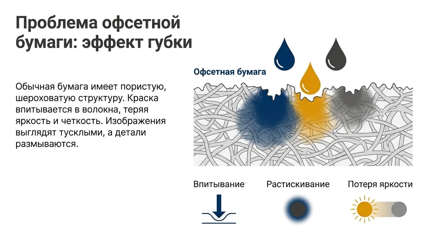 Мелованная бумага в типографии: виды, преимущества и применение