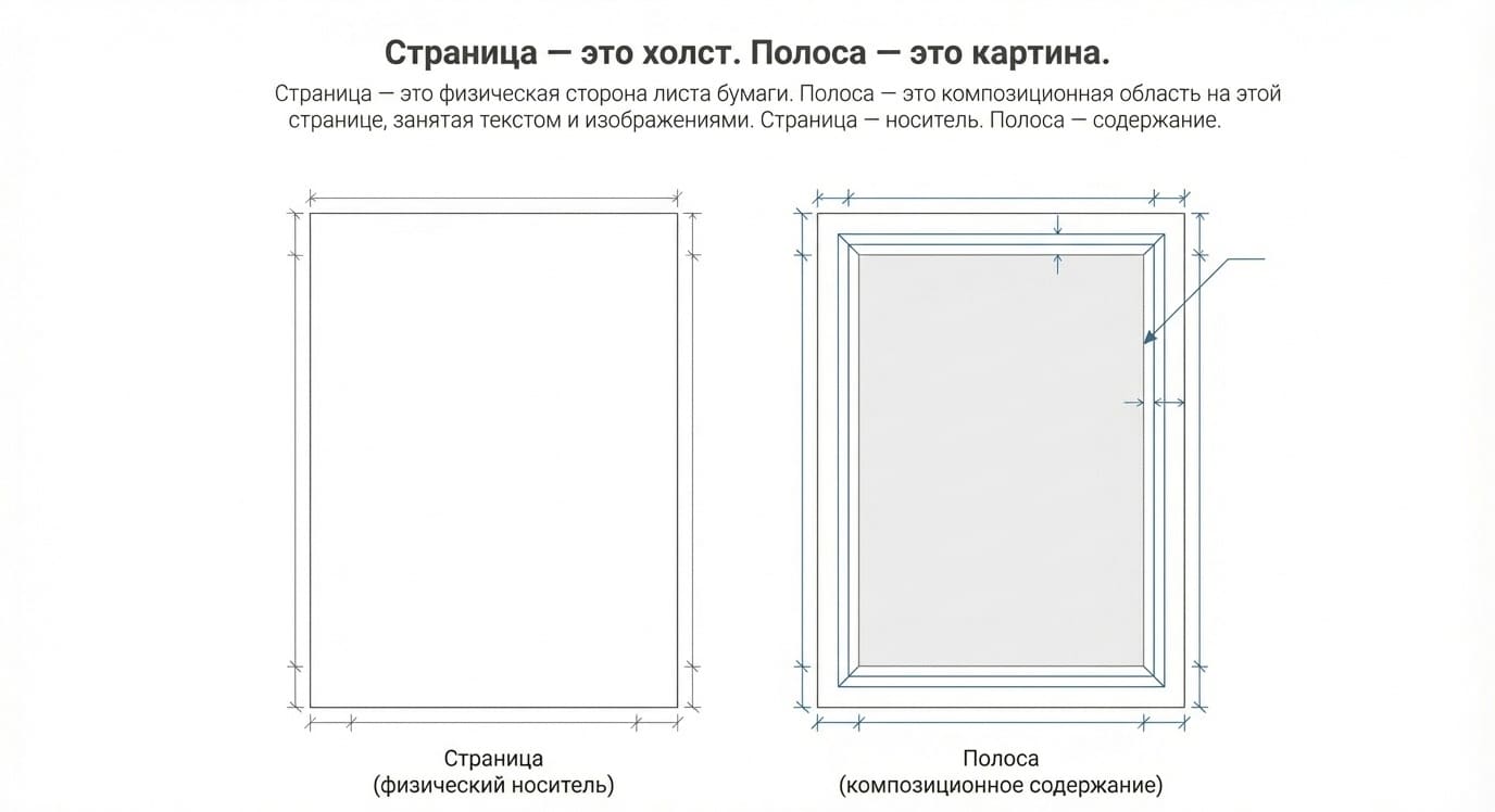 Полоса в типографии