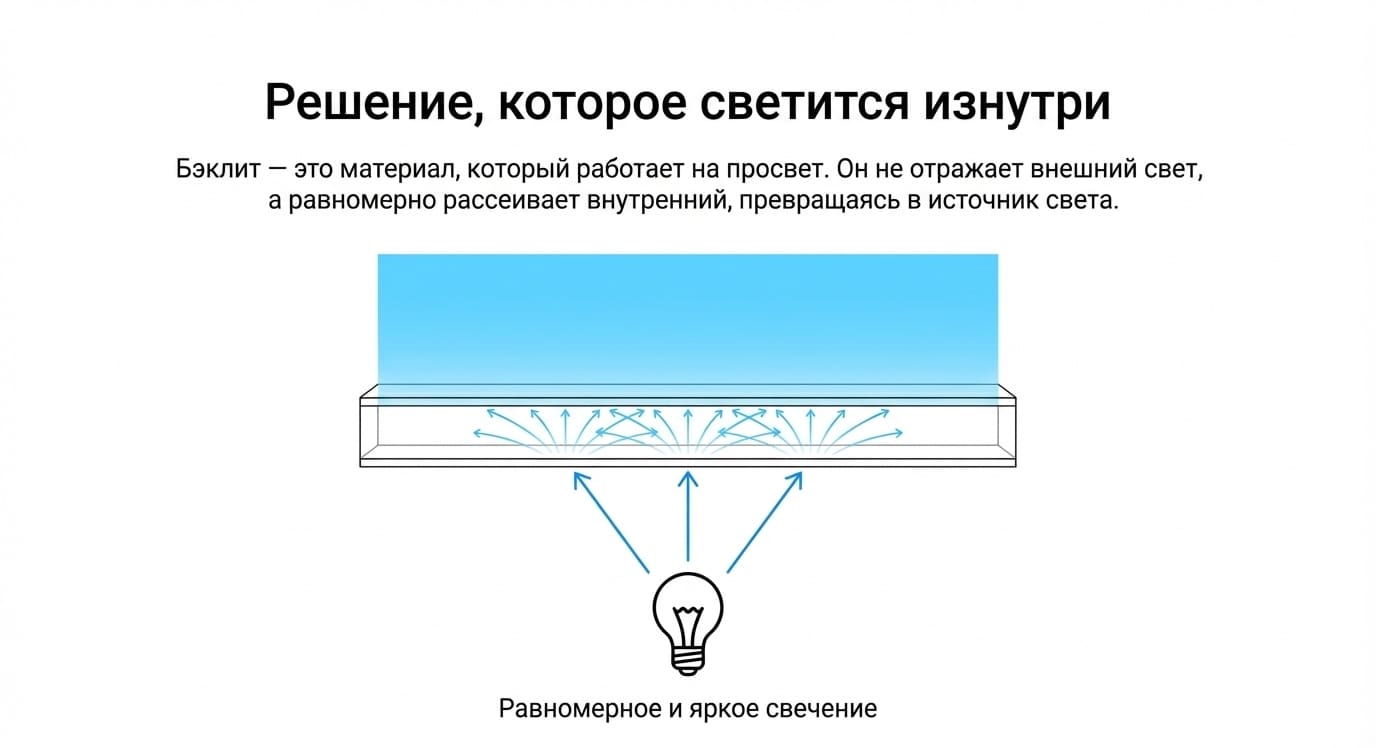 Бэклит: принцип, применение и преимущества в типографии и дизайне