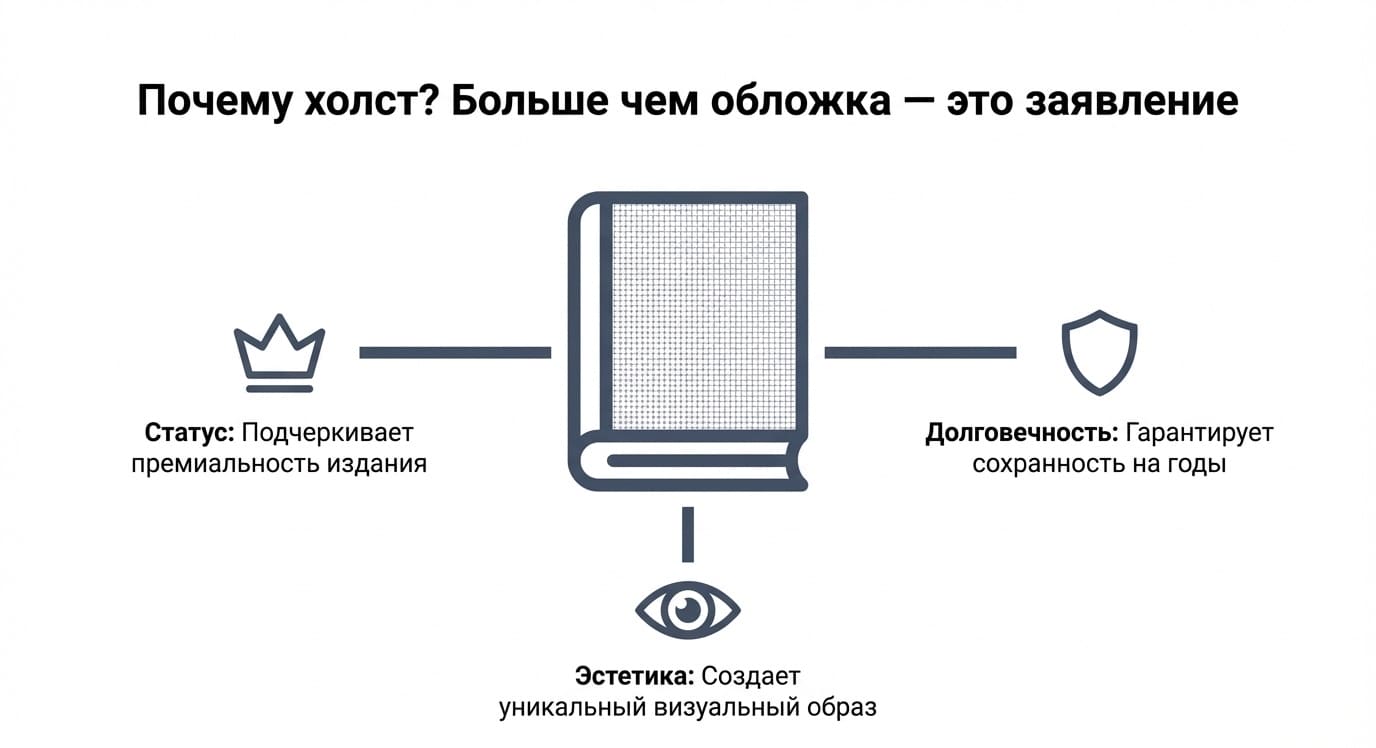 Холст в типографии: виды, состав и применение в печатной промышленности