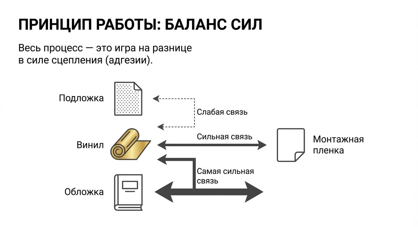Монтажная пленка в типографии