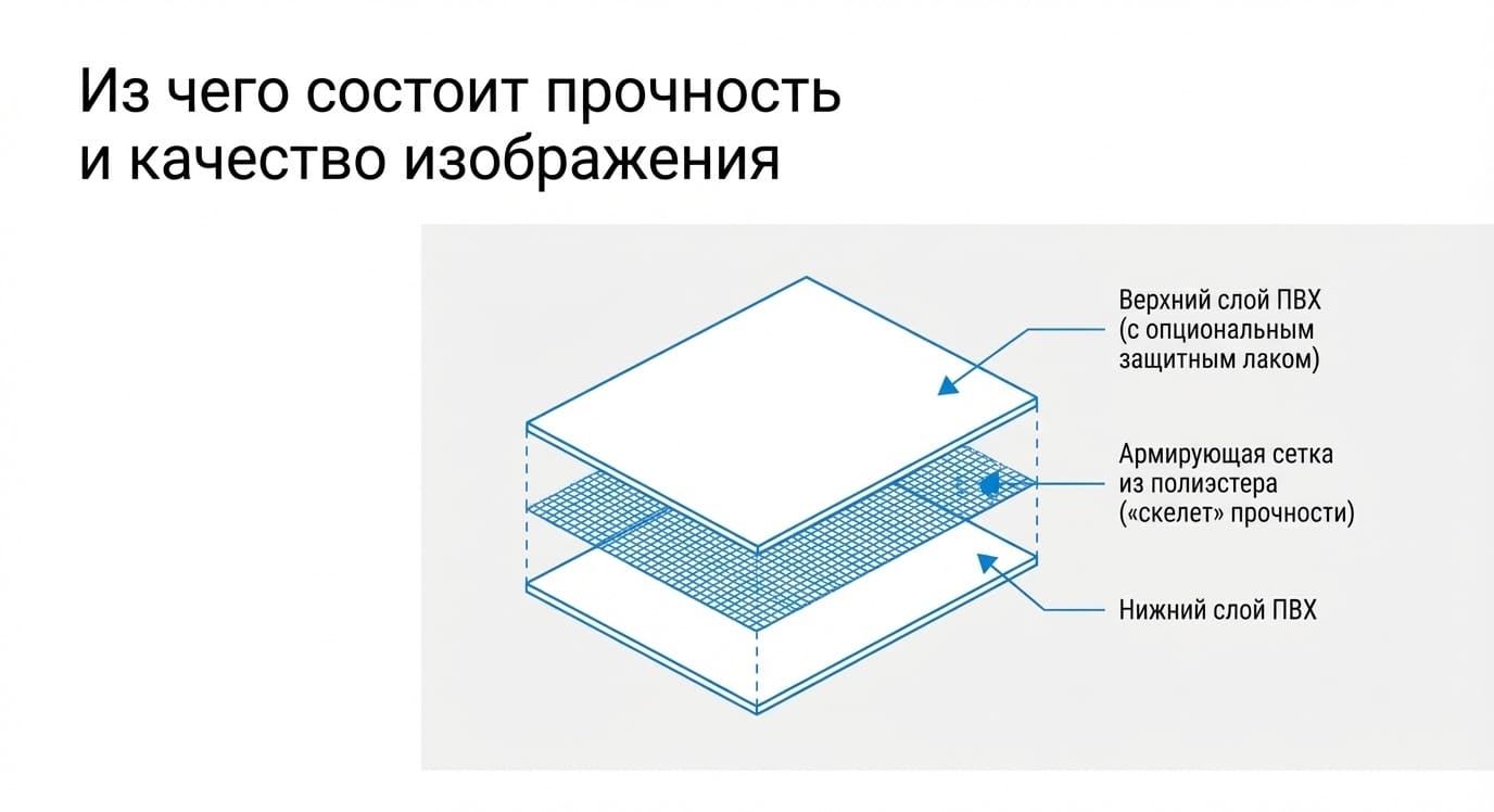 Баннерная ткань: характеристики, виды и применение в продвижении книг