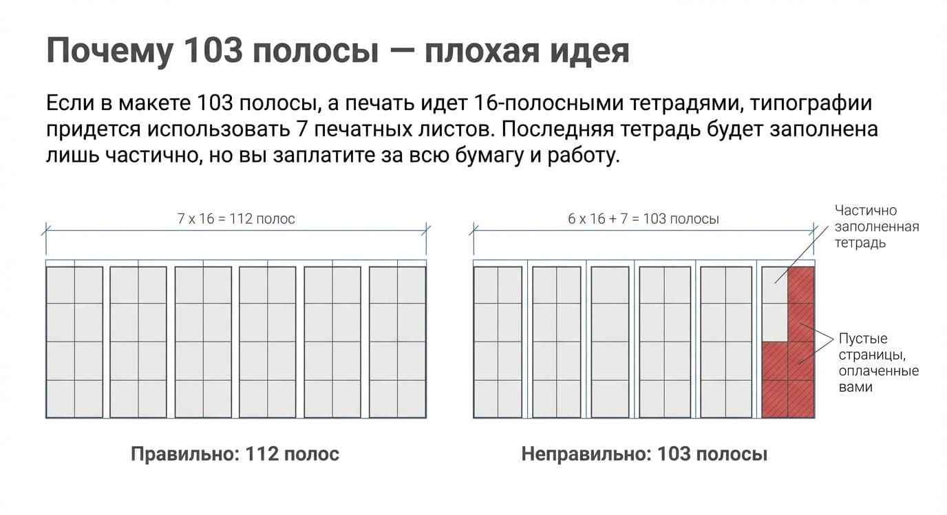 Полоса в типографии
