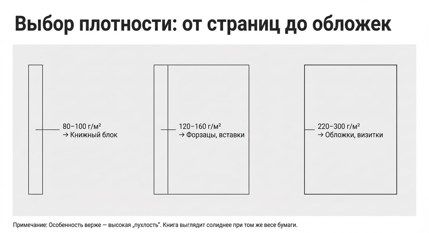 Верже: типы, преимущества и применение в типографии
