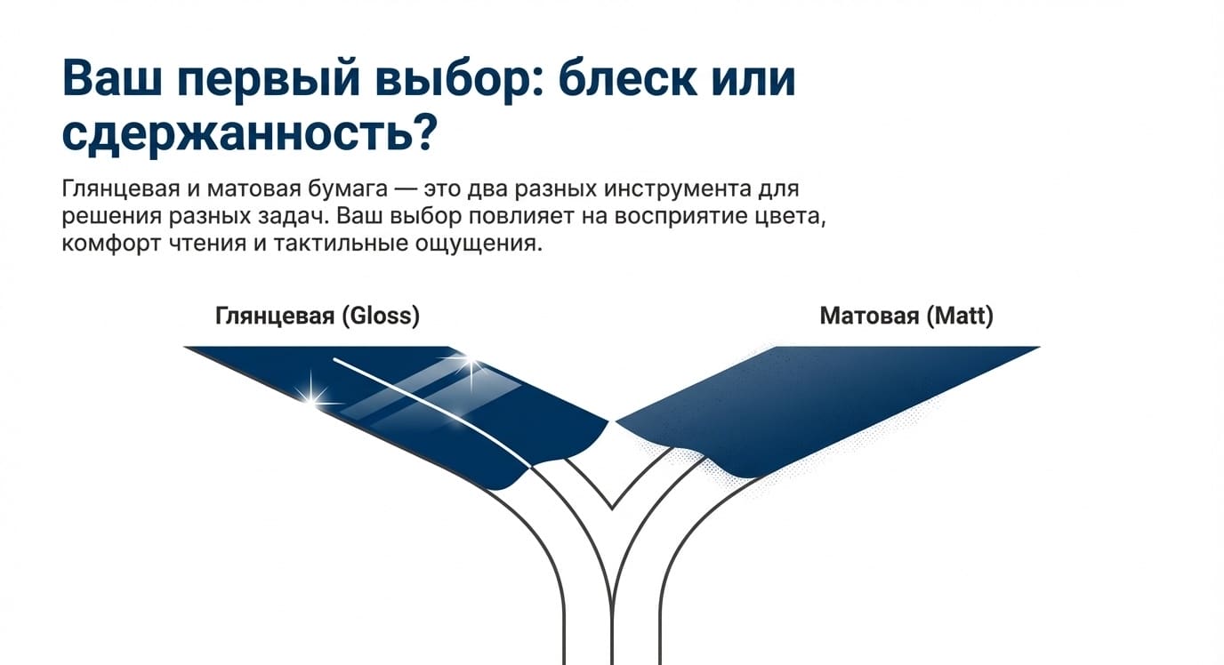 Мелованная бумага в типографии: виды, преимущества и применение