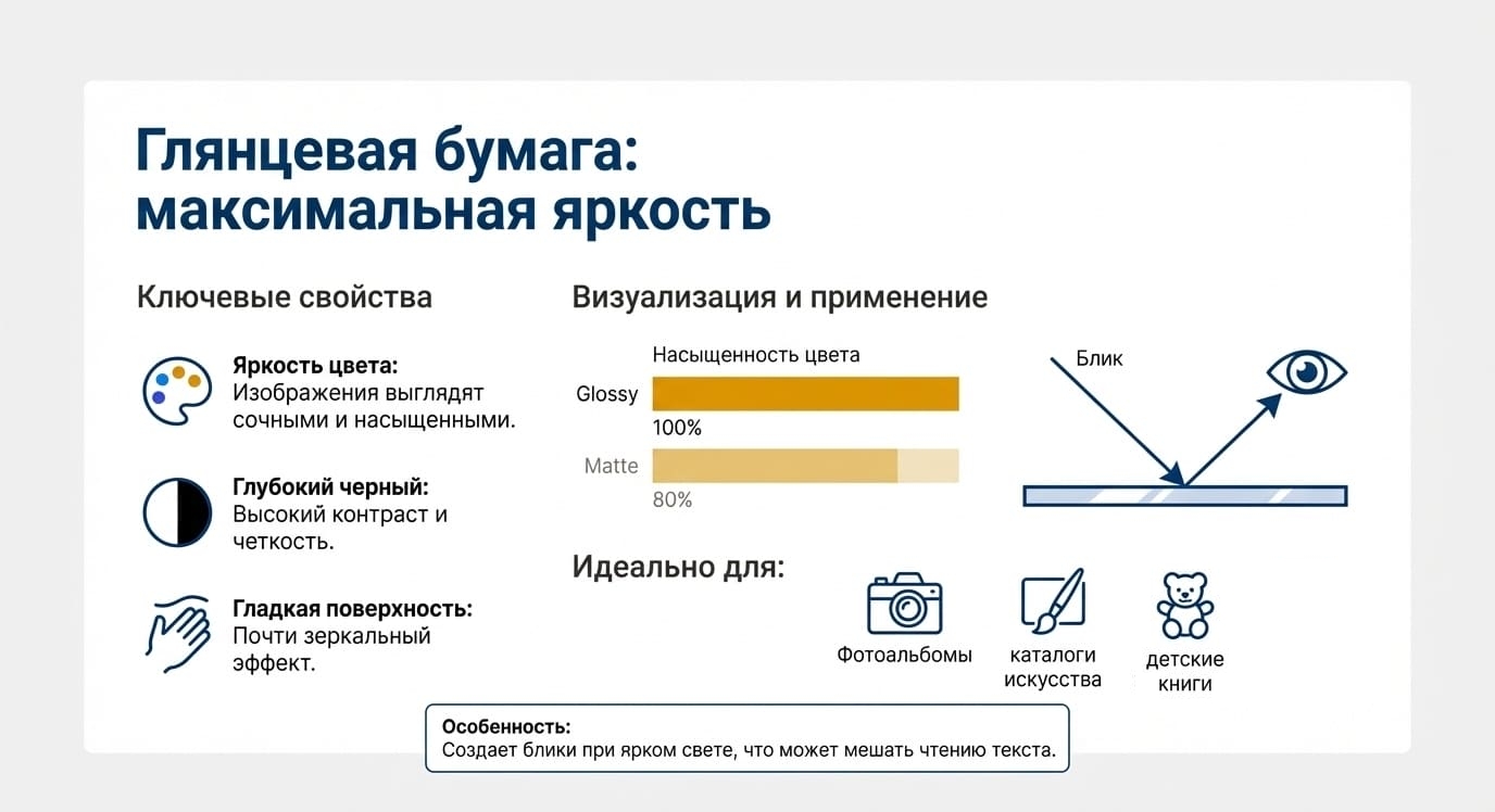 Мелованная бумага в типографии: виды, преимущества и применение