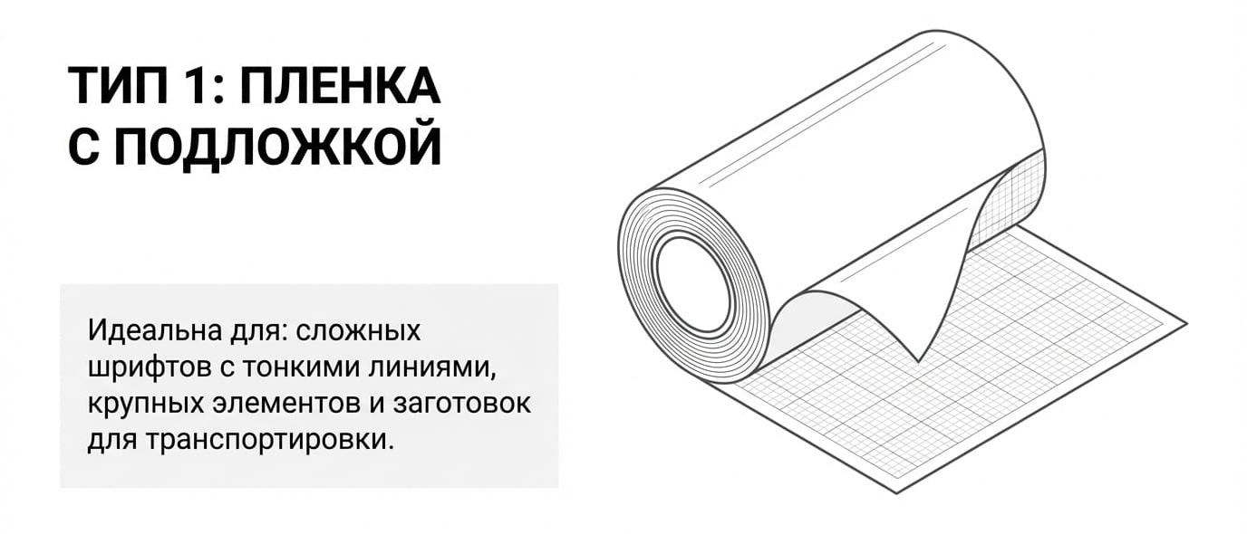 Монтажная пленка в типографии