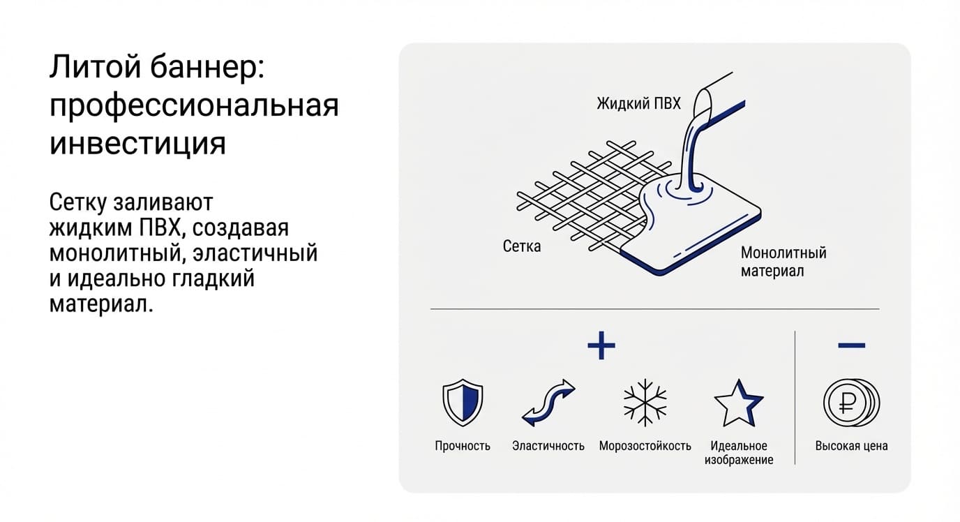 Баннерная ткань: характеристики, виды и применение в продвижении книг