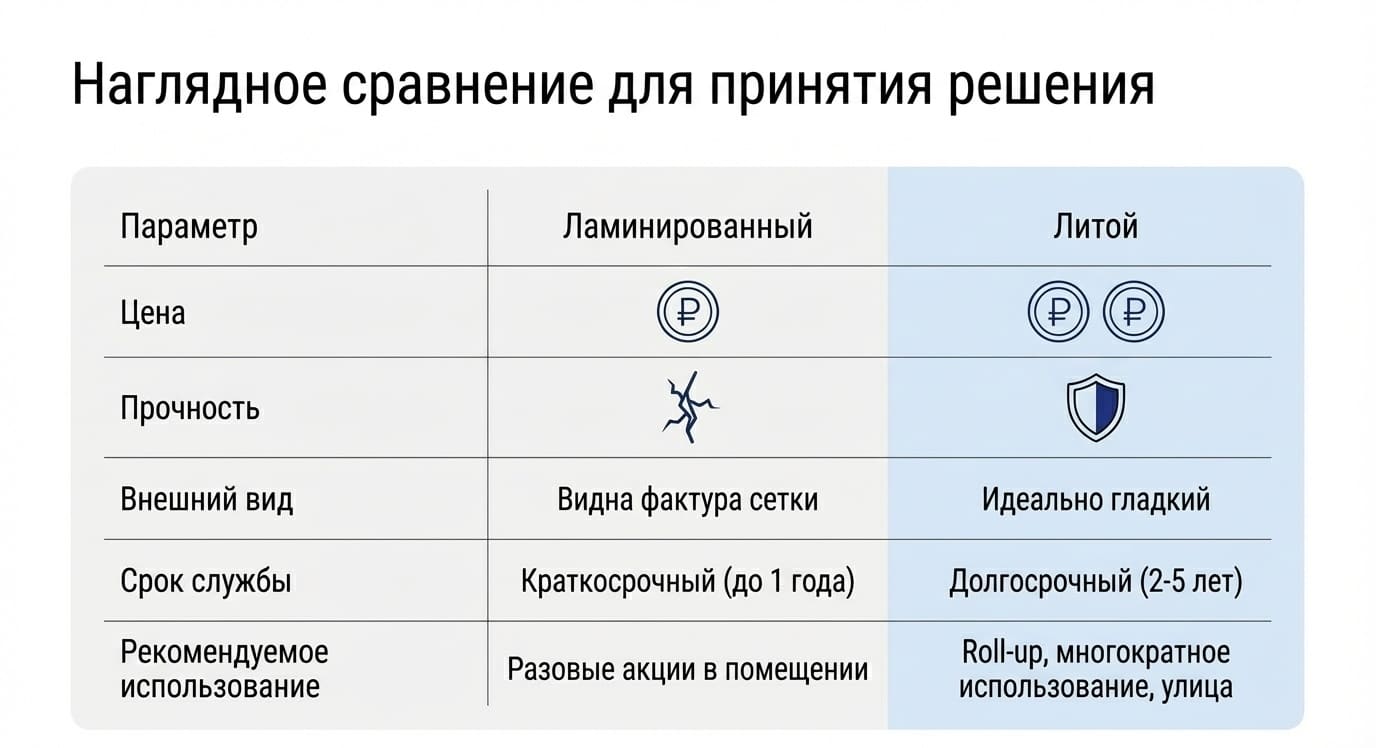 Баннерная ткань: характеристики, виды и применение в продвижении книг
