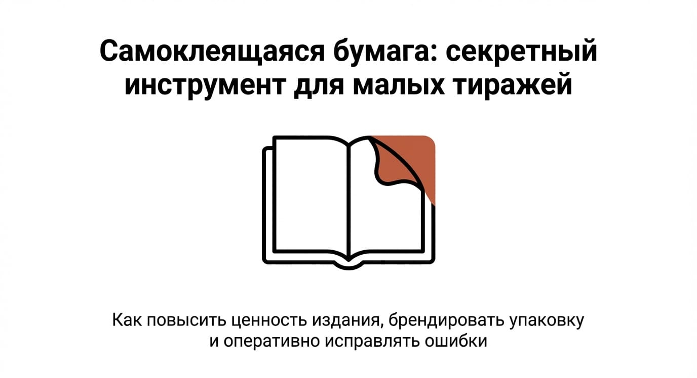 Самоклеящаяся бумага: определение, виды и применение в типографии