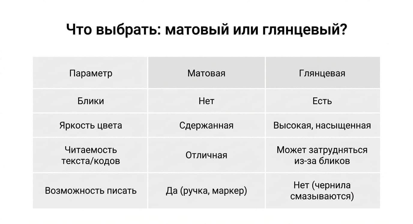 Самоклеящаяся бумага: определение, виды и применение в типографии