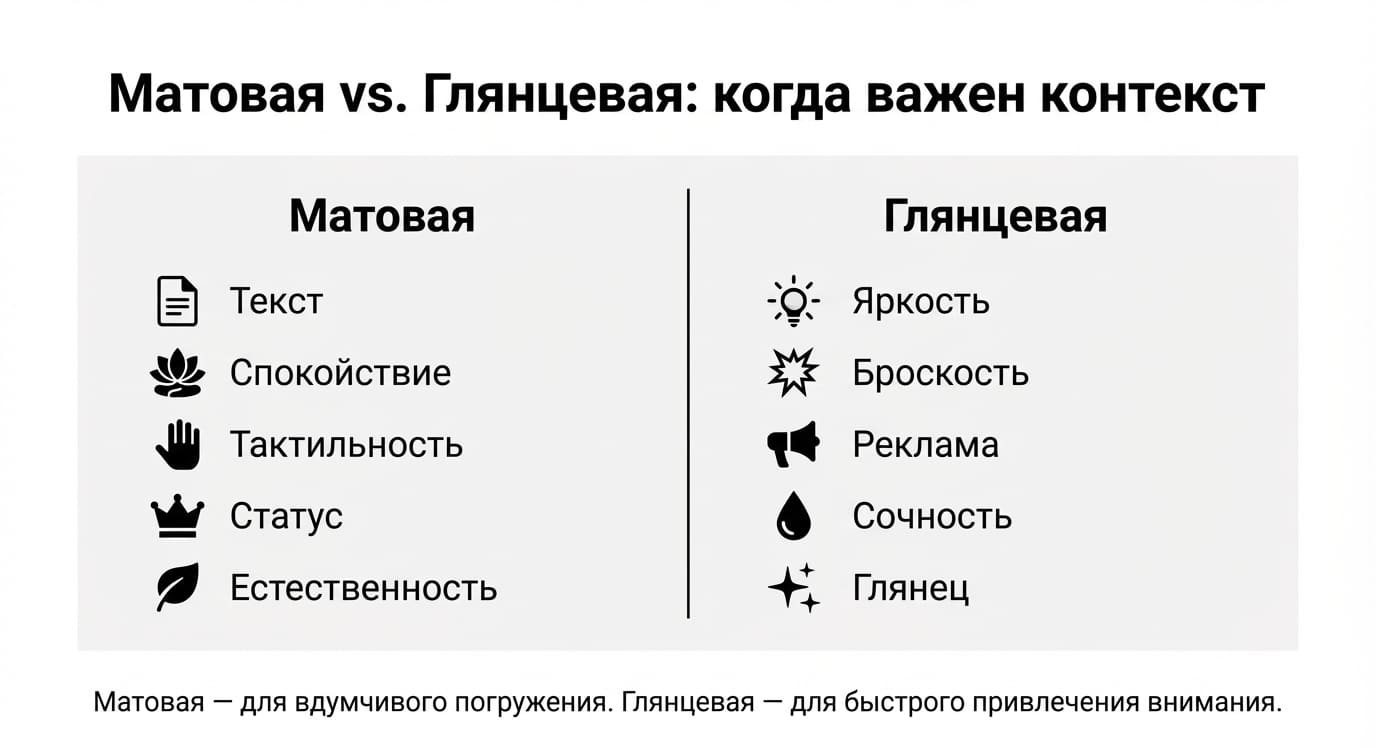 Матовая бумага: преимущества, виды и применение в типографии