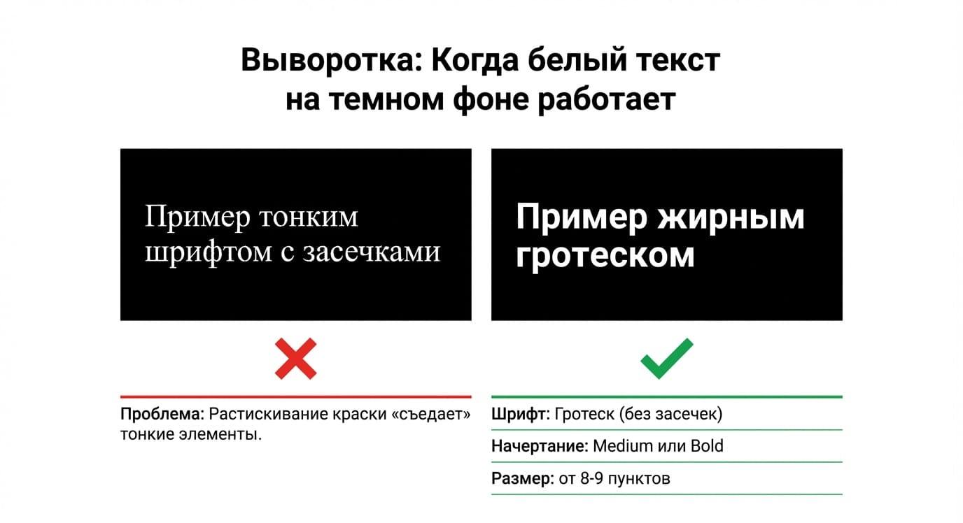 Заливка в типографии