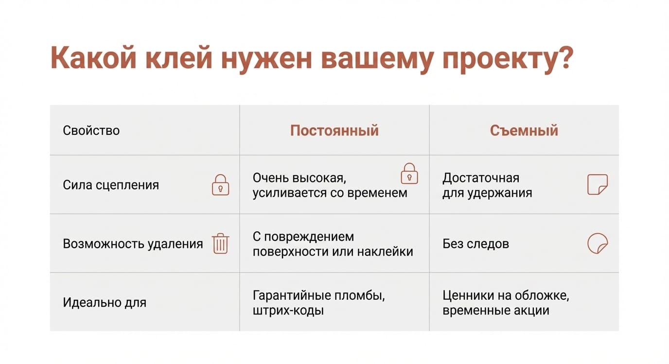 Самоклеящаяся бумага: определение, виды и применение в типографии