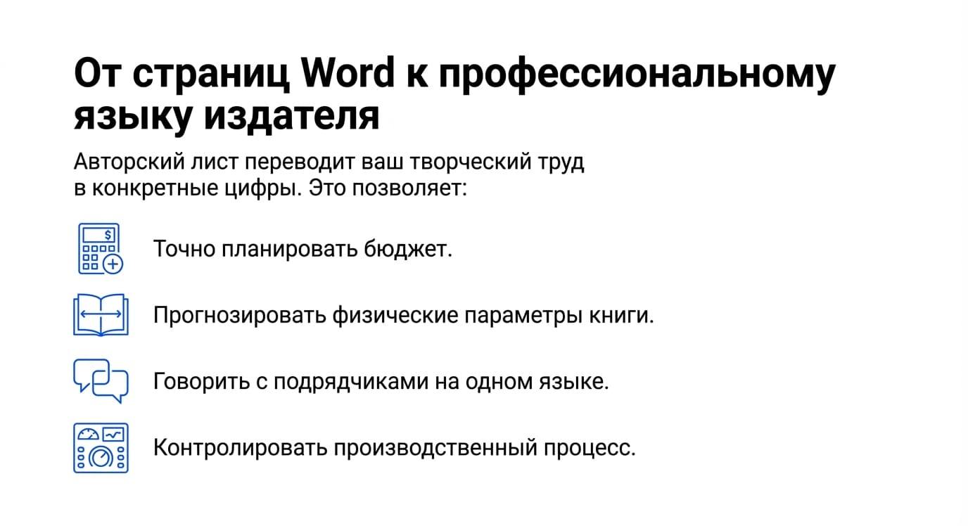 Авторский лист: что это, роль и значение в книгоиздательстве