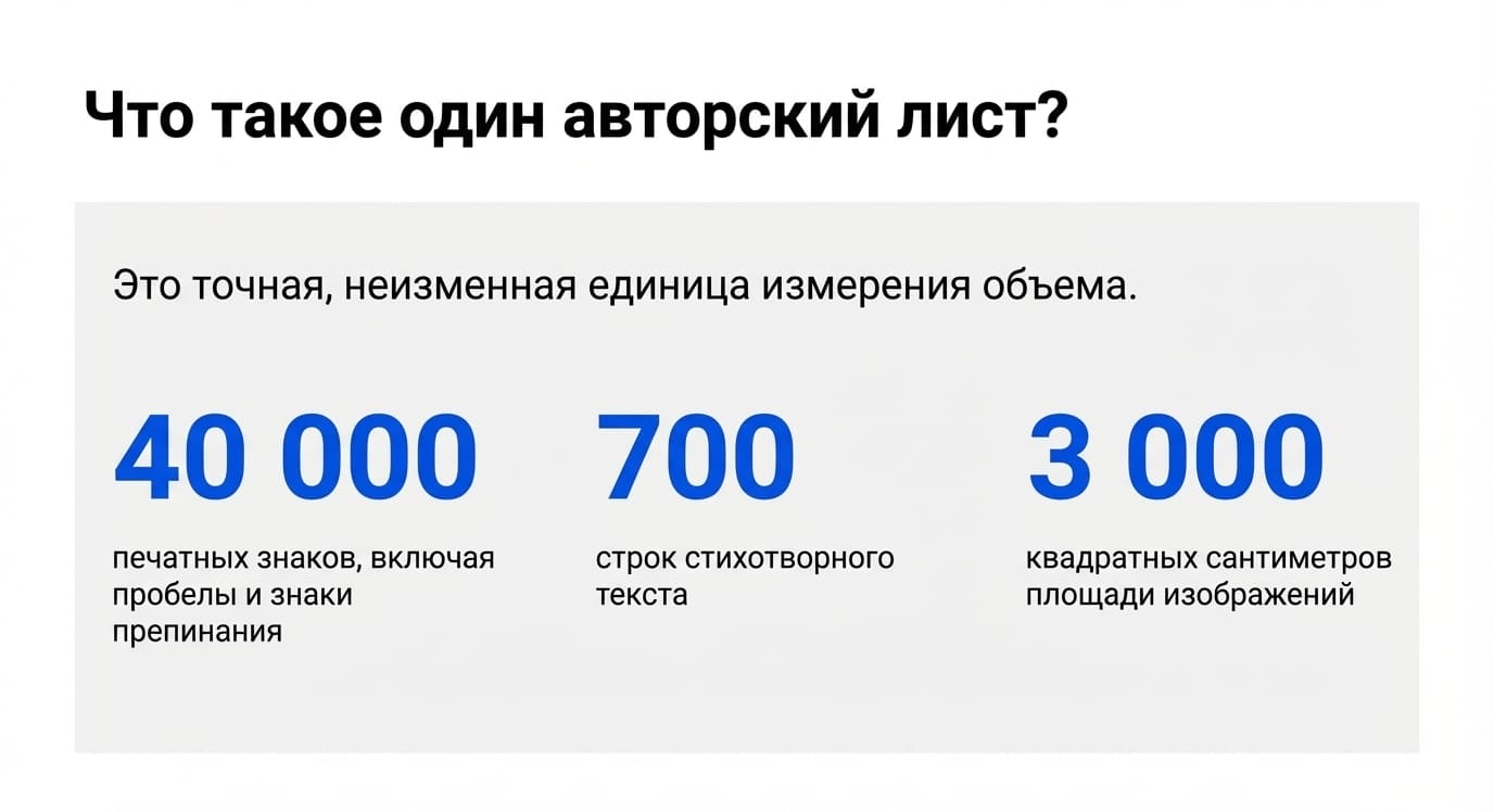 Авторский лист: что это, роль и значение в книгоиздательстве