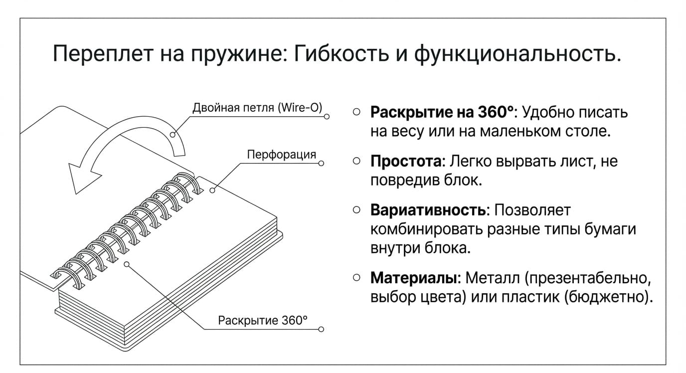 Блокноты: виды, применение и роль в типографии