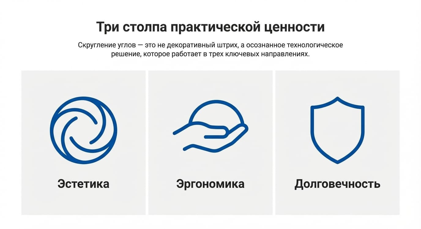 Скругление углов: значение, преимущества и применение в типографии