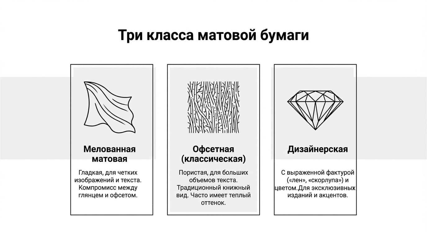 Матовая бумага: преимущества, виды и применение в типографии