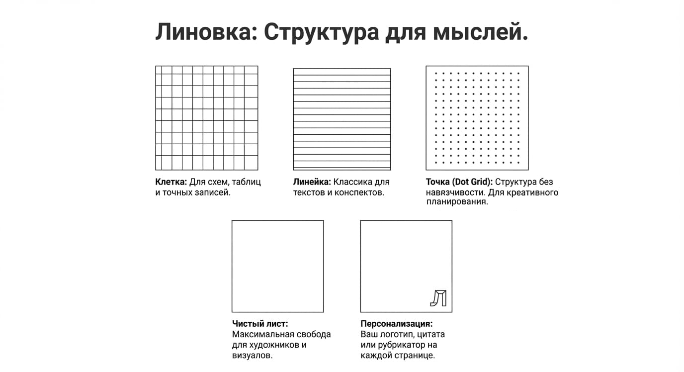 Блокноты: виды, применение и роль в типографии