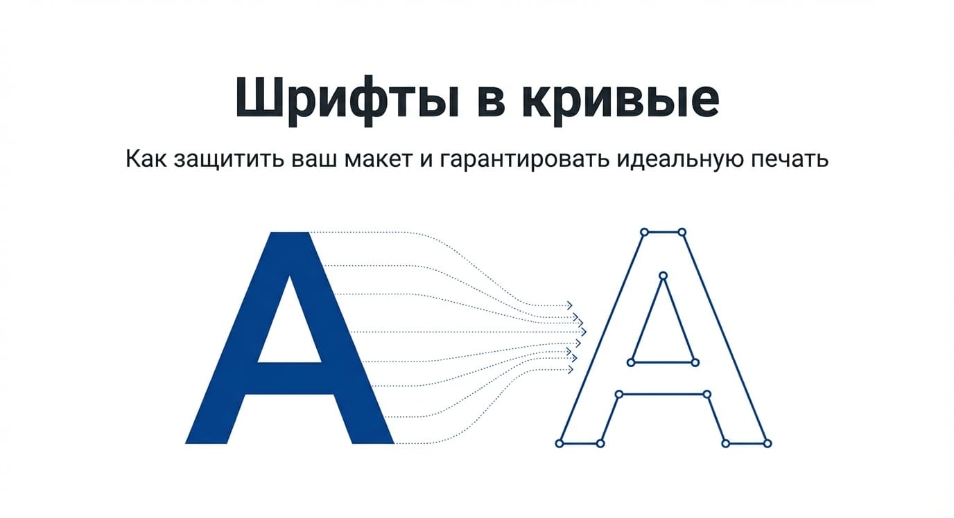 Шрифты в кривые: процесс конвертации и его значение в типографии