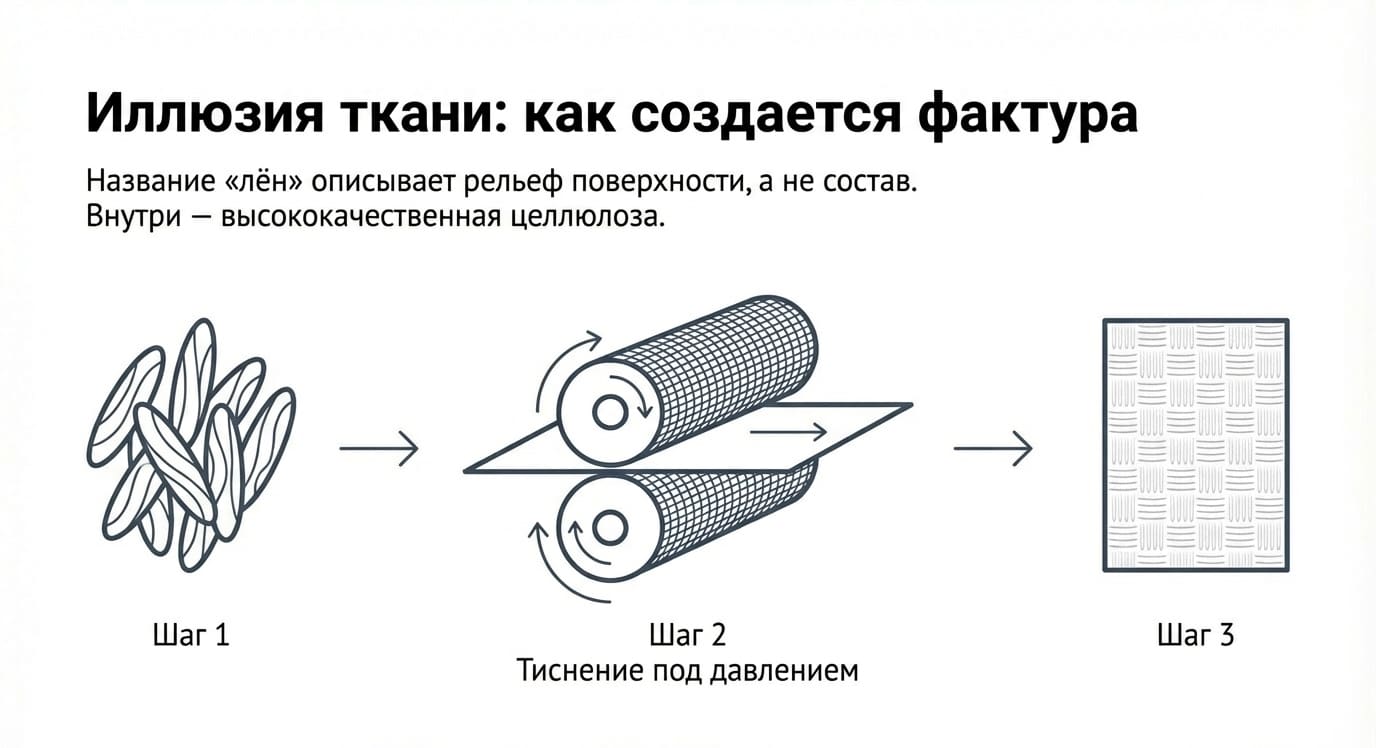 Дизайнерская бумага «лён»: виды, преимущества и применение в типографии